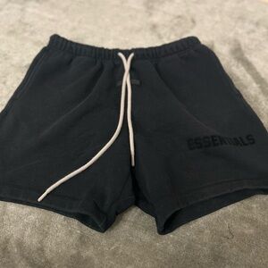 Essentials Men's Black Athletic Shorts